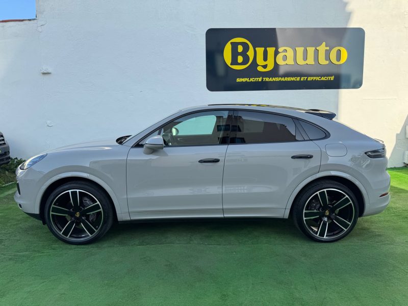PORSCHE CAYENNE 3.0 V6 462 CH E-HYBRID COUPE GRIS CRAIE GARANTIE 12 MOIS SUIVI COMPLET 
