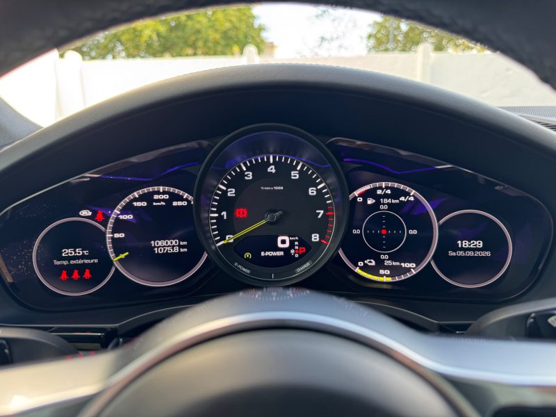 PORSCHE CAYENNE 3.0 V6 462 CH E-HYBRID COUPE GRIS CRAIE GARANTIE 12 MOIS SUIVI COMPLET 