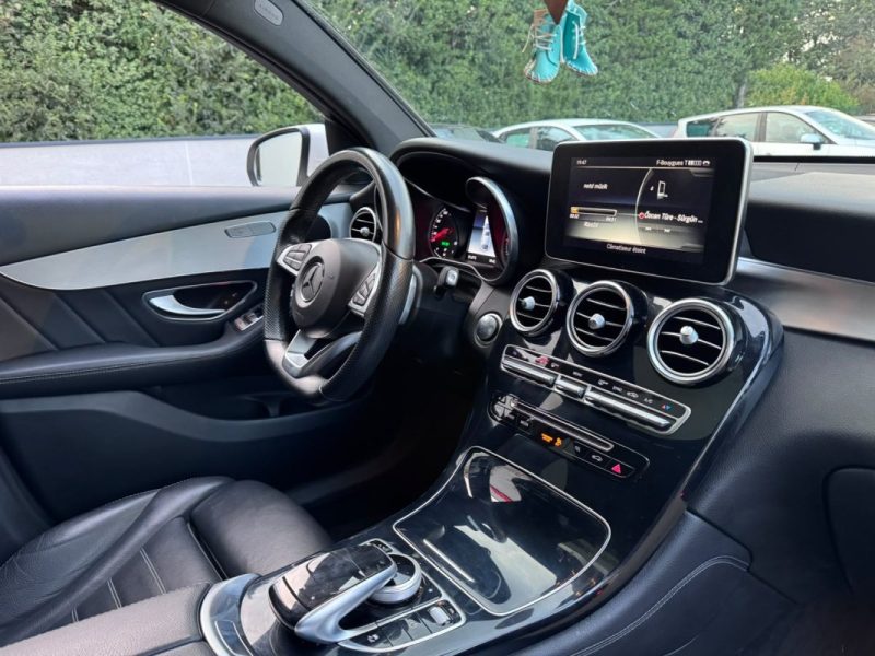 MERCEDES BENZ CLASSE GLC COUPE  220D 4MATIC ✅FASCINATION ✅SUIVIE MERCEDES / 9g tronic