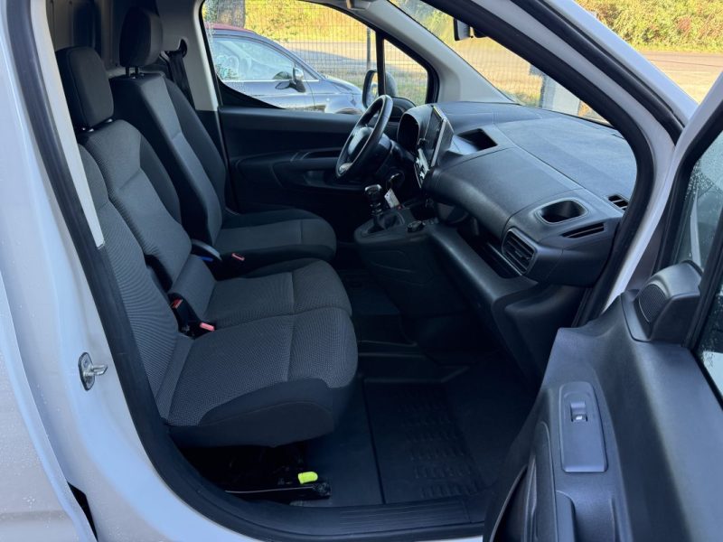CITROEN BERLINGO M 1000KG 1.5 BLUE HDI 100 CLUB 3 PLACES CAR PLAY CAMERA BOÎTE 6 2022