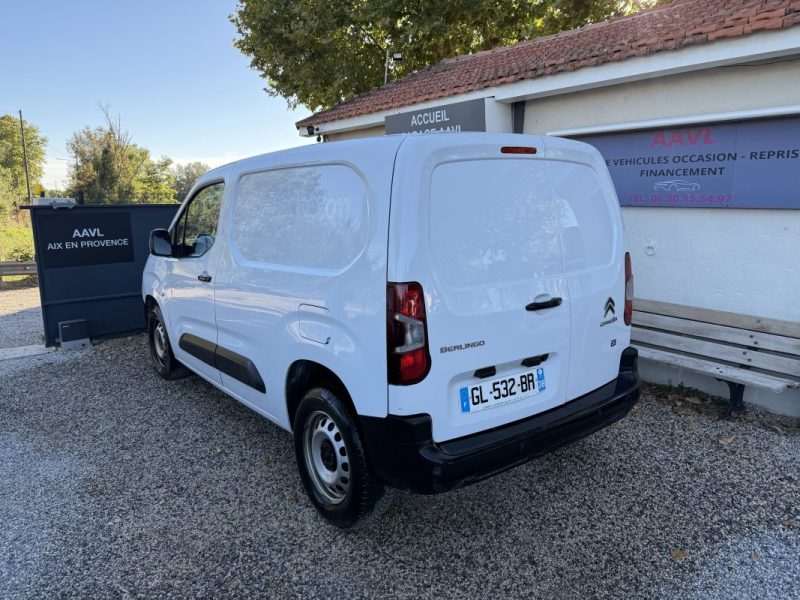 CITROEN BERLINGO M 1000KG 1.5 BLUE HDI 100 CLUB 3 PLACES CAR PLAY CAMERA BOÎTE 6 2022