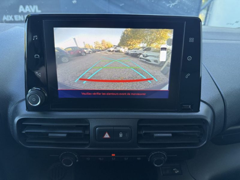 CITROEN BERLINGO M 1000KG 1.5 BLUE HDI 100 CLUB 3 PLACES CAR PLAY CAMERA BOÎTE 6 2022