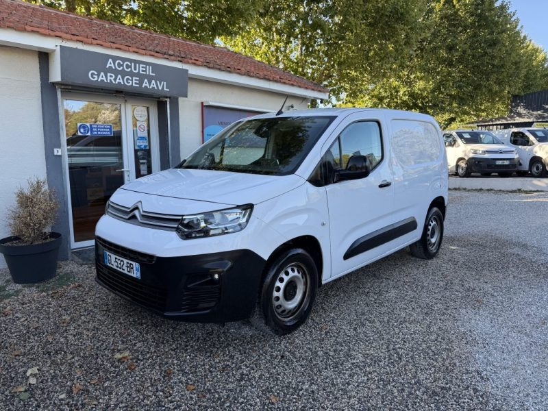 CITROEN BERLINGO M 1000KG 1.5 BLUE HDI 100 CLUB 3 PLACES CAR PLAY CAMERA BOÎTE 6 2022