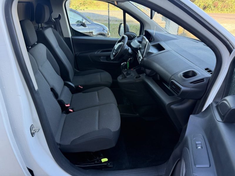 PEUGEOT PARTNER 3 1.5 BLUE HDI 100 3 PLACES CAR PLAY CAMERA  2021