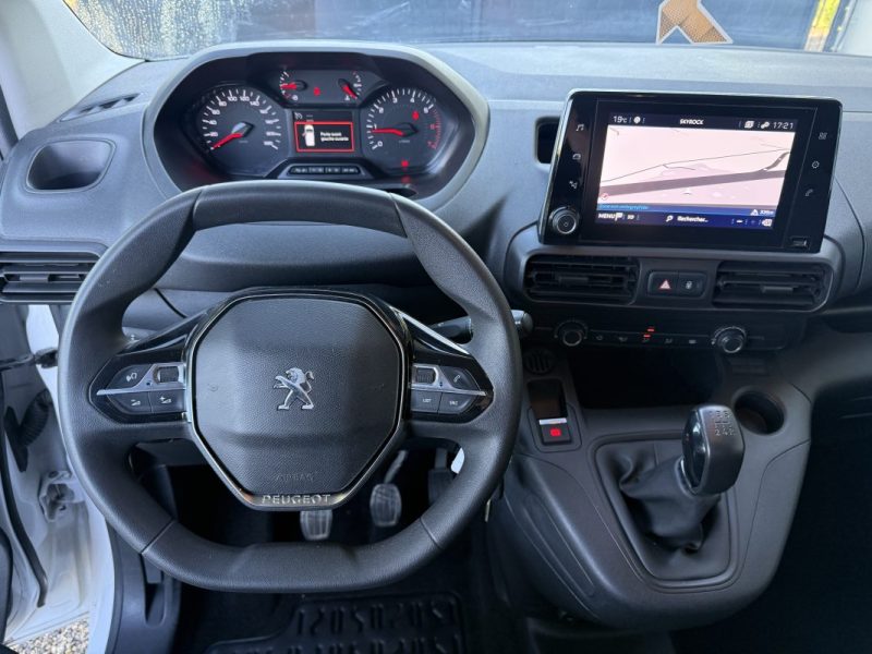 PEUGEOT PARTNER 3 1.5 BLUE HDI 100 3 PLACES CAR PLAY CAMERA  2021