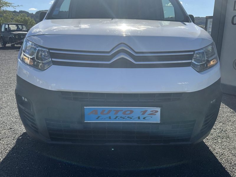 10  833€ HT, TVA Récupérable *CITROEN BERLINGO 1.5 BLUE HDI 100 CV GRIP CONTROL