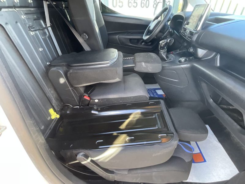 10  833€ HT, TVA Récupérable *CITROEN BERLINGO 1.5 BLUE HDI 100 CV GRIP CONTROL