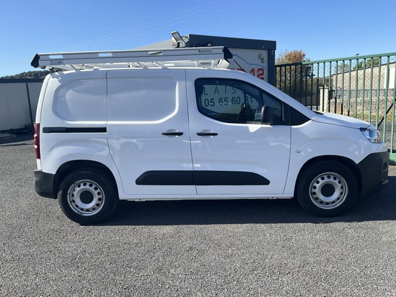 10  833€ HT, TVA Récupérable *CITROEN BERLINGO 1.5 BLUE HDI 100 CV GRIP CONTROL