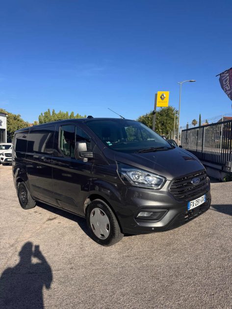 FORD TRANSIT CUSTOM 2.0 TDCI 130 CV L1H1 CAMERA CLIM 3 PLACES