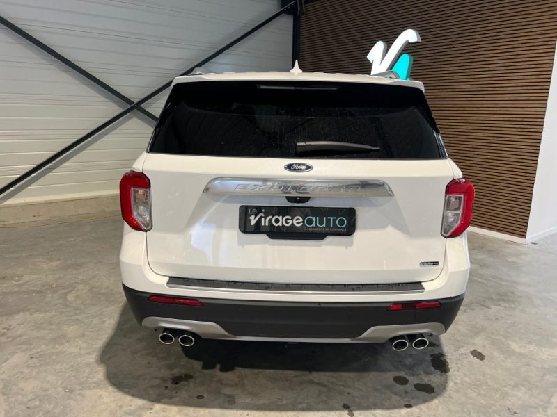 FORD - EXPLORER - PLATINIUM - 2020 - 65000 km - 457 cv - 7 Places - PHEV - FULL OPTIONS - Attelage 