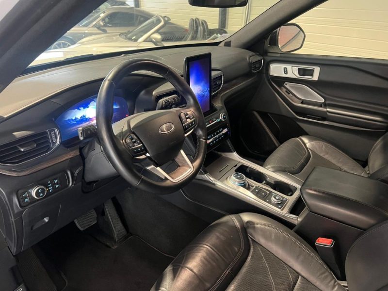 FORD - EXPLORER - PLATINIUM - 2020 - 65000 km - 457 cv - 7 Places - PHEV - FULL OPTIONS - Attelage 