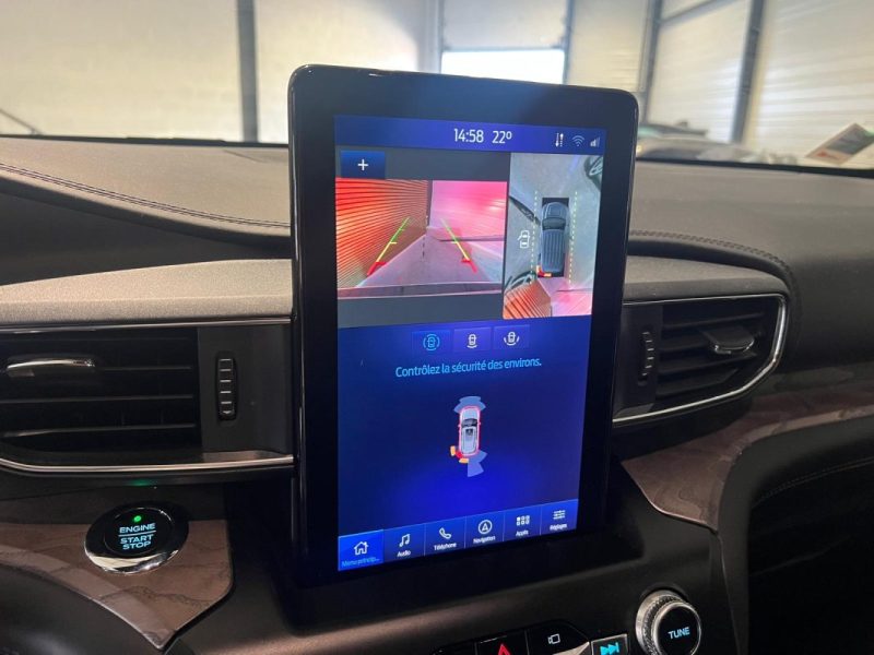 FORD - EXPLORER - PLATINIUM - 2020 - 65000 km - 457 cv - 7 Places - PHEV - FULL OPTIONS - Attelage 