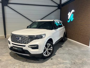 FORD - EXPLORER - PLATINIUM - 2020 - 65000 km - 457 cv - 7 Places - PHEV - FULL OPTIONS - Attelage 