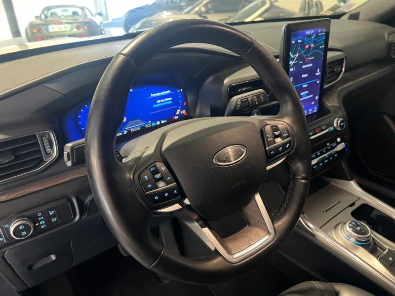 FORD - EXPLORER - PLATINIUM - 2020 - 65000 km - 457 cv - 7 Places - PHEV - FULL OPTIONS - Attelage 