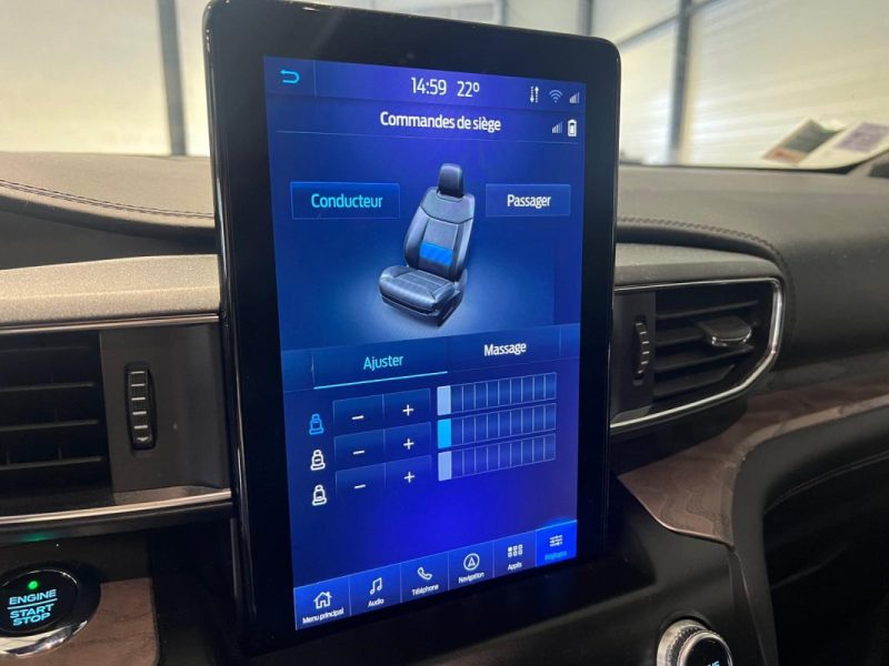 FORD - EXPLORER - PLATINIUM - 2020 - 65000 km - 457 cv - 7 Places - PHEV - FULL OPTIONS - Attelage 