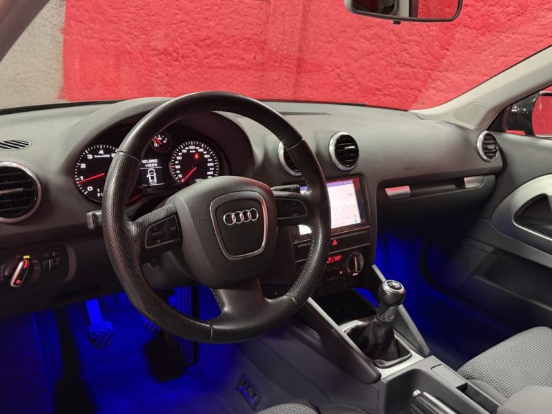 🟢 Audi A3 1.8 TFSI 160 cv Ecran Gps Bluetooth Régulateur Sièges Chauffants