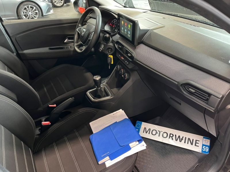 🚗 DACIA SANDERO III 1.0 TCE 101ch ⚙️ ECO-G 📡 Radars de recul ⛽ GPL ❄️ Climatisation 📱 Bluetooth