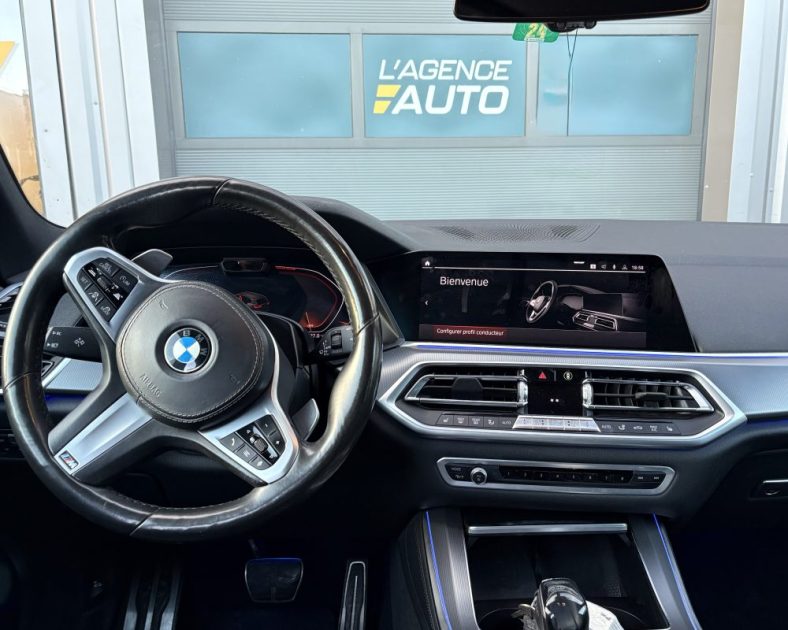 BMW X5 xDrive30d 265ch M Sport 2020 — Attelage -CT vierge - Entretien BMW - Toit ouvrant panoramique