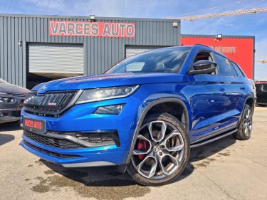 SKODA KODIAQ RS  2.0 BITDI 240 CV DSG7 4X4 7 PLACES TOIT OUVRANT PANORAMIQUE  ENTRETIEN COMPLET SKODA