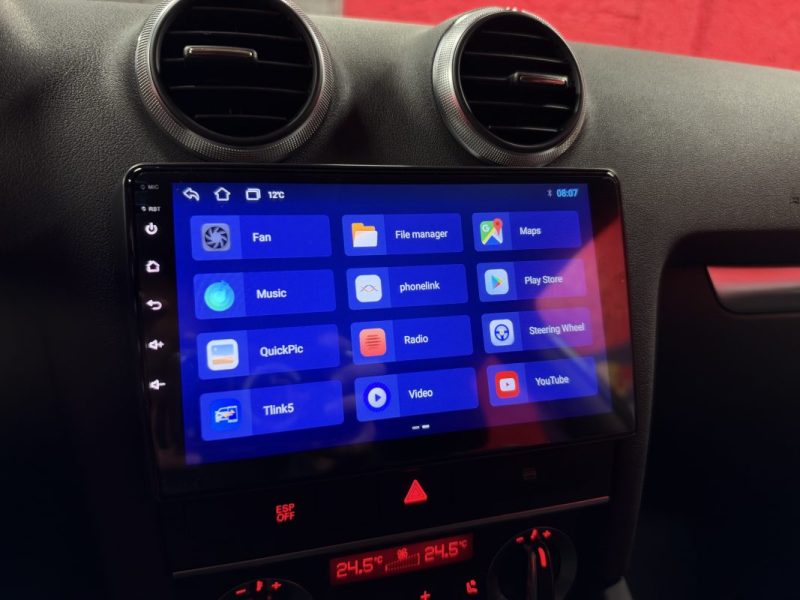 🟢 CarPlay Audi A3 1.8 TFSI 160 cv Ecran Gps Bluetooth Waze Netflix