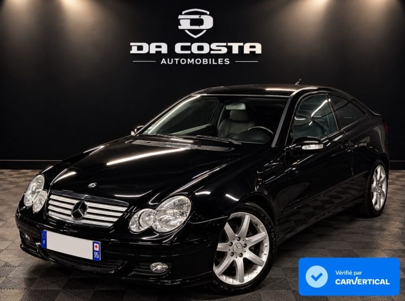 MERCEDES CLASSE C 180 COUPE 1.8 KOMPRESSOR 143 Cv CARPLAY & ANDROID AUTO - PAIEMENT EN 4X POSSIBLE