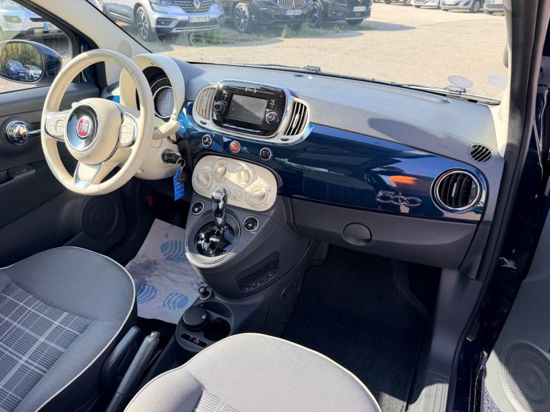 FIAT 500 1.2 69 CH DUALOGIC BVA LOUNGE 30MKM