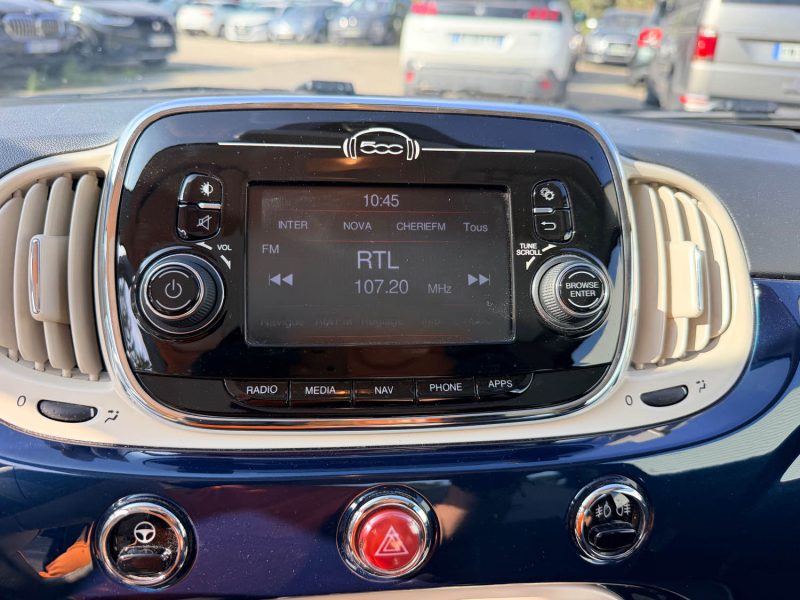 FIAT 500 1.2 69 CH DUALOGIC BVA LOUNGE 30MKM