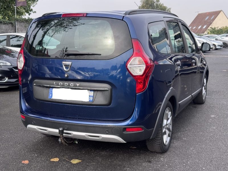 DACIA LODGY STEPWAY 1.2 TCE 115 CV DIN ET 6CV FISCAUX  