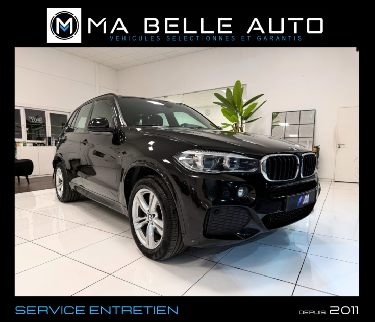 BMW X5 sDrive25d 231 M SPORT /1ère main carnet BMW complet / Pano Attelage Caméra Xenon JA19 GPS PRO