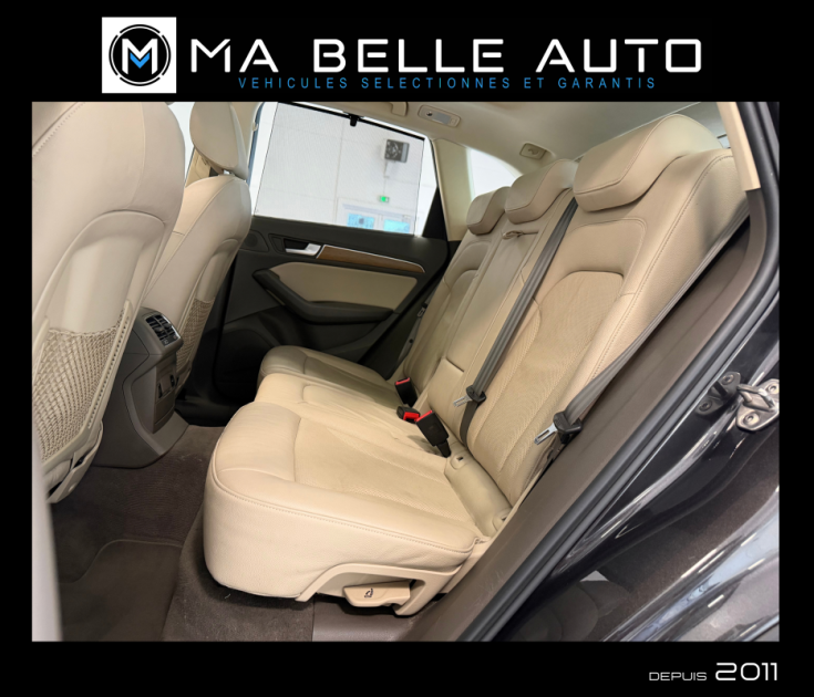 AUDI Q5 2.0 TDI 190 QUATTRO AMBITION LUXE S-Tronic 7 / toit pano. sièges ventilés gps camera cuir