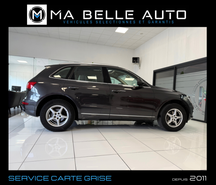 AUDI Q5 2.0 TDI 190 QUATTRO AMBITION LUXE S-Tronic 7 / toit pano. sièges ventilés gps camera cuir
