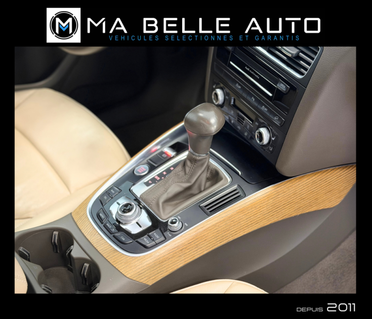 AUDI Q5 2.0 TDI 190 QUATTRO AMBITION LUXE S-Tronic 7 / toit pano. sièges ventilés gps camera cuir