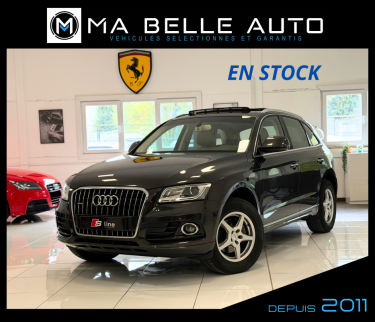 AUDI Q5 2.0 TDI 190 QUATTRO AMBITION LUXE S-Tronic 7 / toit pano. sièges ventilés gps camera cuir