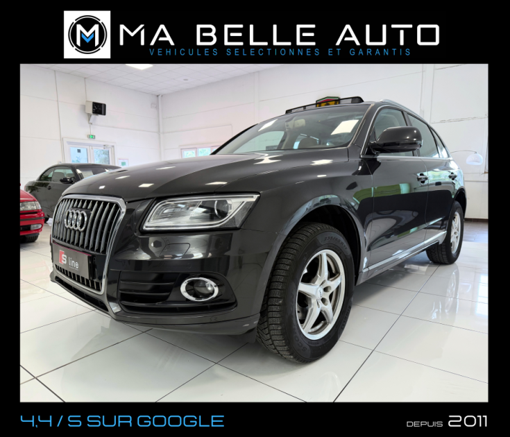 AUDI Q5 2.0 TDI 190 QUATTRO AMBITION LUXE S-Tronic 7 / toit pano. sièges ventilés gps camera cuir