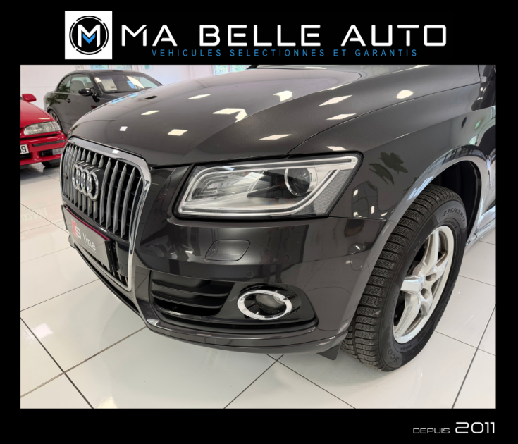 AUDI Q5 2.0 TDI 190 QUATTRO AMBITION LUXE S-Tronic 7 / toit pano. sièges ventilés gps camera cuir