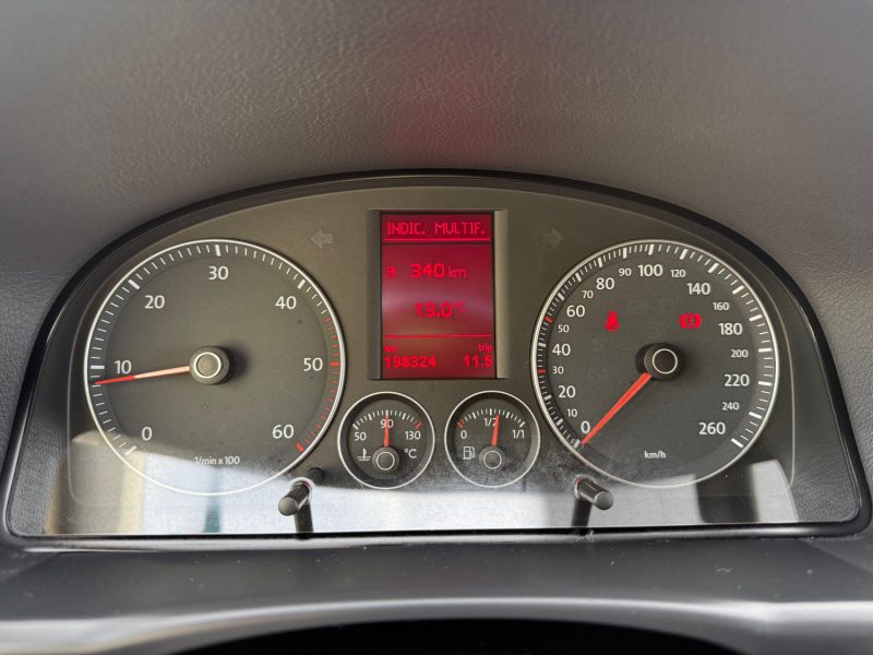 VOLKSWAGEN TOURAN 1ER MAIN PHASE 2 1.9 TDI - 8V TURBO 105CV 2009