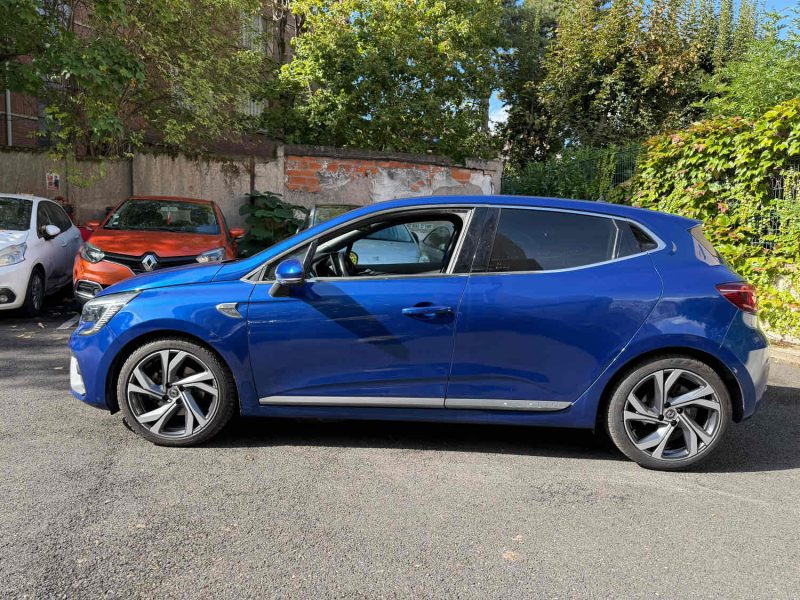 Renault, CLIO V 1.6 E-TECH 140ch RS LINE-21, Bleu, 5 chevaux fiscaux, 5 portes.
