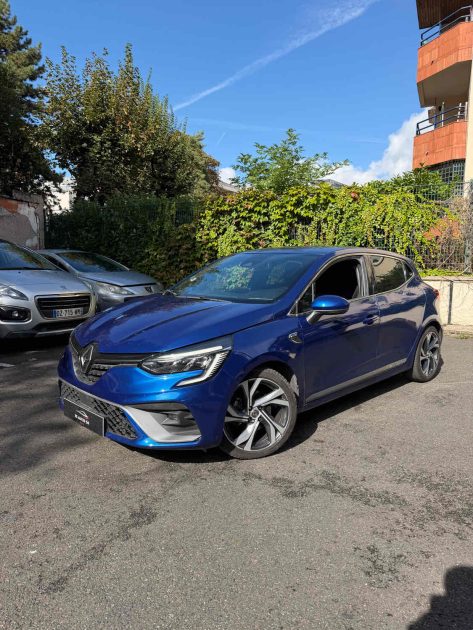 Renault, CLIO V 1.6 E-TECH 140ch RS LINE-21, Bleu, 5 chevaux fiscaux, 5 portes.