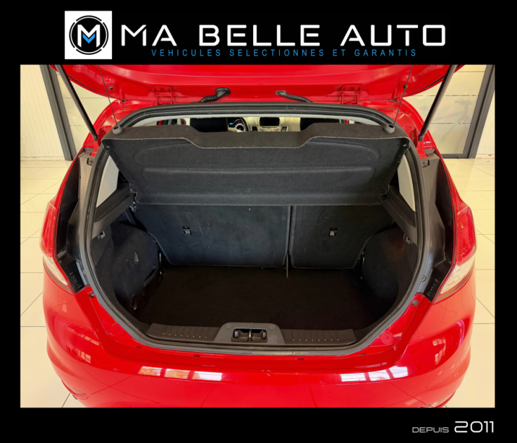 FORD FIESTA 1.25 DURATEC 82 FUN – GPS – BLUETOOTH – SIÈGES CHAUFFANTS - RADAR - 88 euros mensuel 