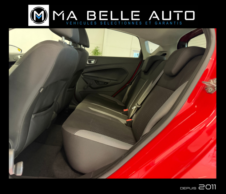 FORD FIESTA 1.25 DURATEC 82 FUN – GPS – BLUETOOTH – SIÈGES CHAUFFANTS - RADAR - 88 euros mensuel 