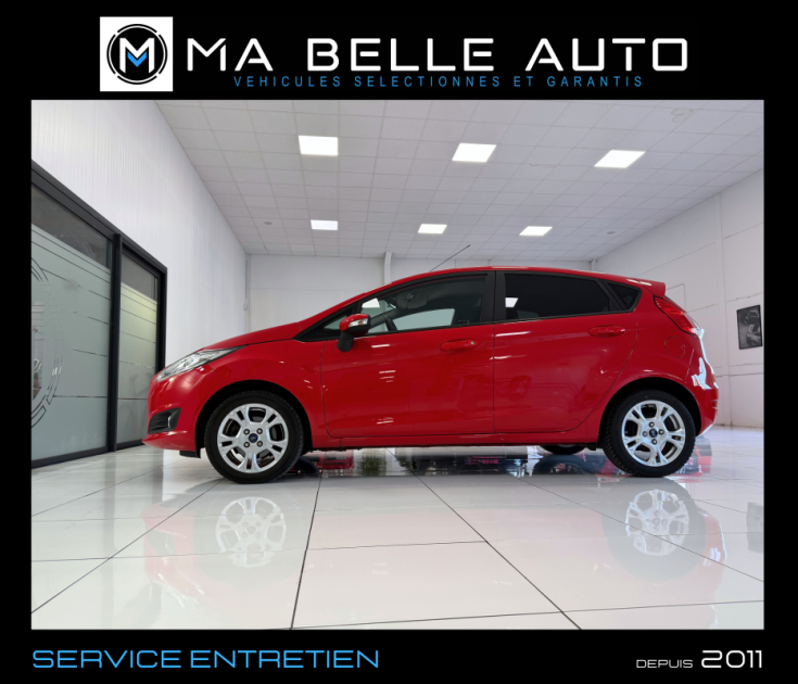 FORD FIESTA 1.25 DURATEC 82 FUN – GPS – BLUETOOTH – SIÈGES CHAUFFANTS - RADAR - 88 euros mensuel 