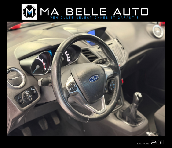 FORD FIESTA 1.25 DURATEC 82 FUN – GPS – BLUETOOTH – SIÈGES CHAUFFANTS - RADAR - 88 euros mensuel 