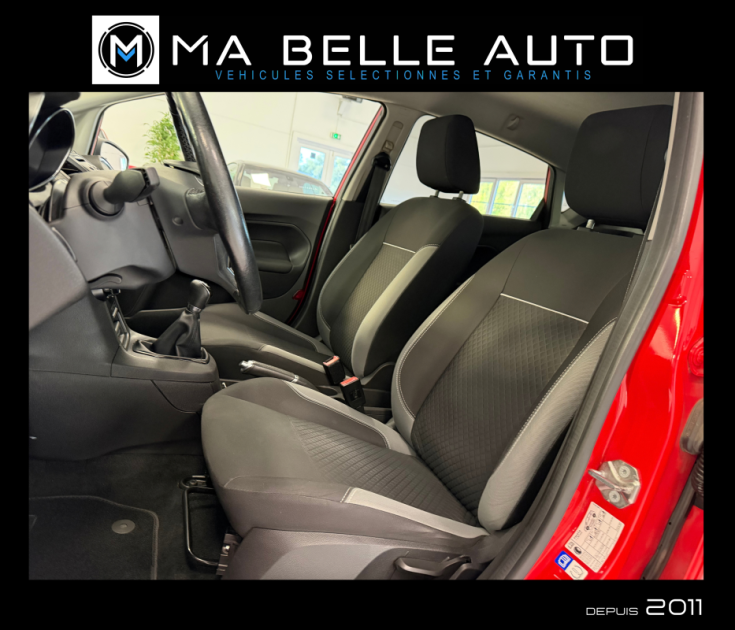 FORD FIESTA 1.25 DURATEC 82 FUN – GPS – BLUETOOTH – SIÈGES CHAUFFANTS - RADAR - 88 euros mensuel 
