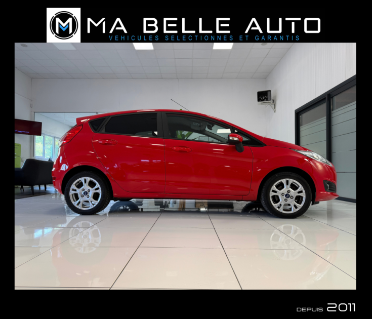 FORD FIESTA 1.25 DURATEC 82 FUN – GPS – BLUETOOTH – SIÈGES CHAUFFANTS - RADAR - 88 euros mensuel 