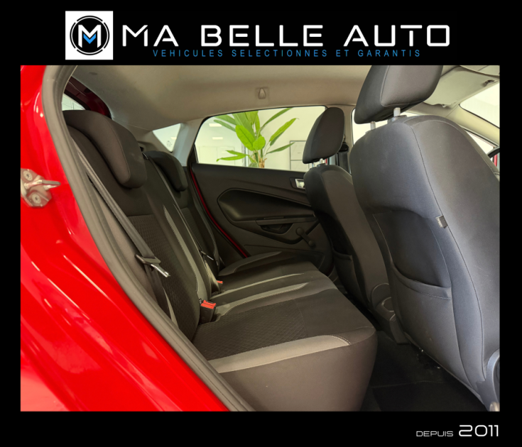 FORD FIESTA 1.25 DURATEC 82 FUN – GPS – BLUETOOTH – SIÈGES CHAUFFANTS - RADAR - 88 euros mensuel 