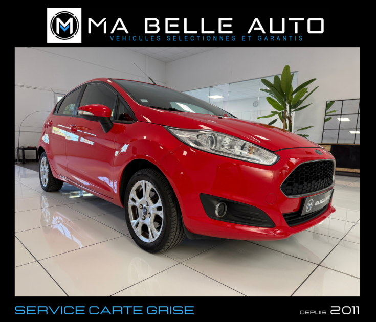 FORD FIESTA 1.25 DURATEC 82 FUN – GPS – BLUETOOTH – SIÈGES CHAUFFANTS - RADAR - 88 euros mensuel 