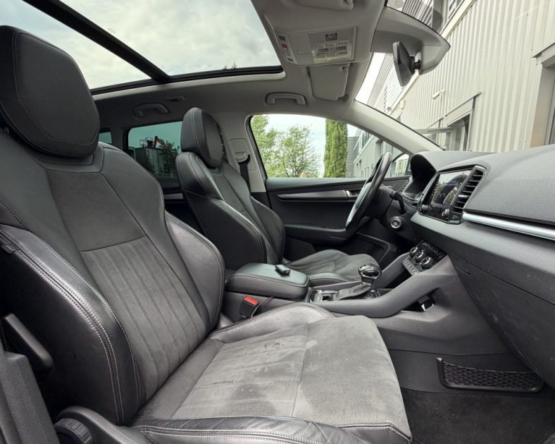 SKODA KAROQ 1.5 TSI - 150ch - Sièges chauffants A/A - Toit pano - Entretient SKODA - Garantie 6 mois