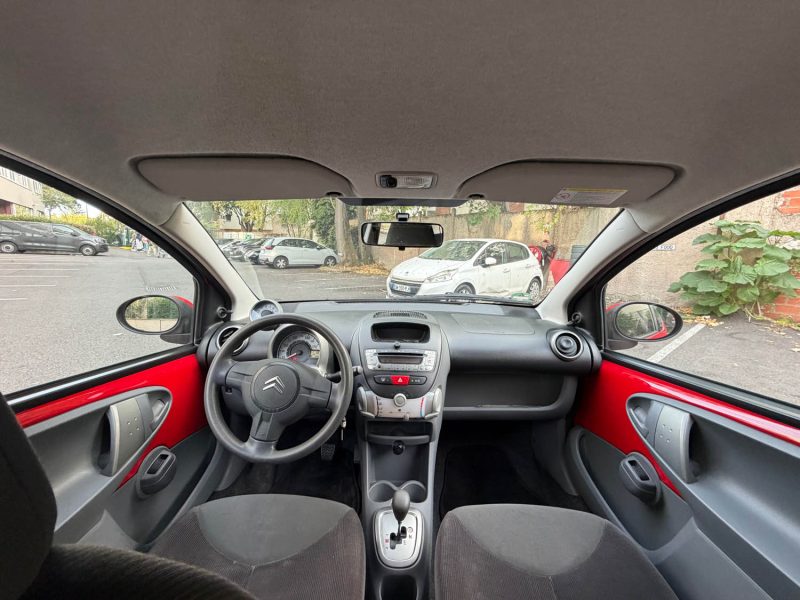 CITROËN C1 1.0e 12V 68ch Automatique, rouge, 4 cv, 3 portes, garantie : 3 mois.