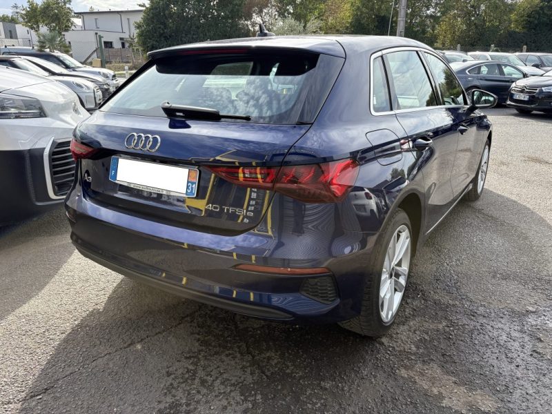 AUDI A3 SB 40 TFSI-E 204 S TRONIC HYBRIDE RECHARGEABLE 2022
