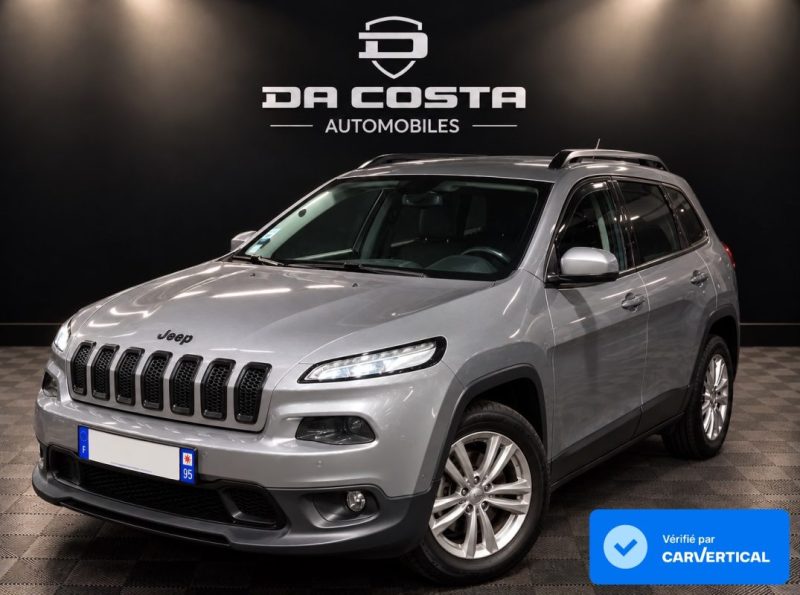 JEEP CHEROKEE 2.2d  200 Cv - CARPLAY & ANDROID AUTO / CAMERA / ATTELAGE - GARANTIE 12 MOIS NATIONALE